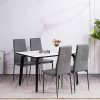Albatros 3100 Diamond Lot de 6 chaises, Gris, SGS Tested