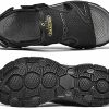 GILKUO Sandales Homme Cuir Bout Ouvert Confort Sandales Été
