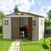 513cNpzcy2L._AC_.jpg Duramax (30214–1 10 x 8 Pieds V2 Wood côté Vinyle Abri de Jardin – Ivoire/Marron