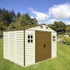 514lg2VNA5L._AC_.jpg Duramax (30214–1 10 x 8 Pieds V2 Wood côté Vinyle Abri de Jardin – Ivoire/Marron