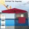 515hgZu9uL._AC_.jpg Froadp Ø300cm Parasol de Jardin Octogonal en Aluminium Réglable Ø38mm Poignée de Parapluie avec Solaire Protection UV40+ Polyester pour Patio Marché Piscine Plage