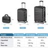 516GFOW-4lL._AC_.jpg NEWTECK – Jeu de valises à 4 Roues Prisma 2 pièces (55/65cm) + Trousse. ABS + Polycarbonate, Fermeture TSA intégrée et Pratique intérieur. Set de valises de Voyage rigides, résistantes et légères