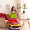 517ZzM7LH2L._AC_.jpg AGDLLYD Lot de 6 Coussin de Chaise et Fauteuils en Teck de Jardin Coussins de siège pour Chaises Dimensions: 40x40x5 cm. (Rouge)