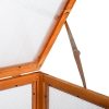 517xB1X93rL._AC_.jpg Outsunny Mini Serre de Jardin 3 Niveaux dim. 76L x 47l x 110H cm Double Porte Toit ouvrant Bois Sapin lasuré Polycarbonate