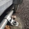 518lYsABlOL._AC_.jpg Atout Loisir Abri Tunnel Deschamps en larg 6m Pas à 1.50m, L 9 m, Type Camion 640 GR/m² Gris Clair, Façade 1 Porte Double et 1 façade Pleine, Fixation au Sol Sol béton