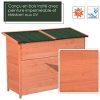 519g1Ds6-tL._AC_.jpg Outsunny Armoire de Jardin sur Pied Double Porte étagère et Toit bitumé relevable dim. 128L x 50l x 90H cm Bois Sapin pré-huilé