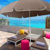 51Be2bxwQ9L._AC_.jpg AIYOU Parasol rond de 200 cm - Parasol de jardin - Protection UV50 + - Hauteur réglable - Peut être utilisé sur la plage, dans la cour et dans le jardin (taupe)