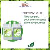 Bio Technology® | Engrais de Croissance Universel Minéral | Fertilisant de Croissance | Haute efficacité pour Tous Types de Culture | Améliore Les Performances | Grow A+B - 1 L