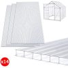 51F0fCkpNHL._AC_.jpg UISEBRT 14 plaques alvéolaires en polycarbonate 4 mm Plaques à double paroi 10,25 m² 60,5 x 121 cm Plaques résistantes aux UV et adaptées pour jardin, serre