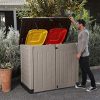 51GbZ86yjWL._AC_.jpg Keter – Abri de Jardin Store It Out Pro, Beige/Marron, 145,5 x 82 x 123 cm (L x H x l)
