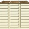 51HCcr8BgXL._AC_.jpg Duramax (30214–1 10 x 8 Pieds V2 Wood côté Vinyle Abri de Jardin – Ivoire/Marron