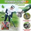 VOUNOT Désherbeur Electrique Pistolet 2000W avec Cordon et 2 Buses Brûleur électrique de mauvaises herbes Allume Charbon Désherbant Brûleur 3 en 1 Pour Jardin Barbecue Bricolage