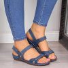 51LwvXLVRYS._AC_.jpg DZQQ Femmes Sandales Plates 2020 été Bout Ouvert Solide Faux Cuir orthopédique Femmes Chaussures Plate-Forme décontractée Rome Dames Gladiateur