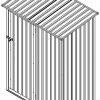 51MGecqhqS._AC_.jpg Evre Abri de jardin de 1,8 m avec porte verrouillable - Structure solide (gris chaud)