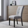 51NbexmGmTL._AC_.jpg PADMA HOUSE Chaises de Salle à Manger, Lot de 2, Rembourré, Dossier Haut, Revêtement en Lin-Coton, Pieds en Bois Massif, L 66 x l 47 x H 99 cm