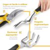 Yissvic 12 Pièces Outils de Jardinage Sac de Rangement Outils de Jardin Arrosoir Gants de Jardinage Cadeau Les Personnes âgées