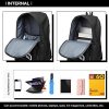 51PHYh-GupL._AC_.jpg Kono Sac à Dos Chariot D'école 2 en 1 Sac Bagage Enfant Cabine avec Roulettes 30L Imperméable Anime Lumineux