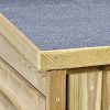51RmhqrTucS._AC_.jpg vidaXL Abri à Outils de Jardin Cabane à Outils Remise à Outils Abris de Stockage Outils de Jardinage Garage Cour Extérieur 163x50x171 cm Pinède Imprégnée