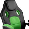 51Sbiw4zhLL._AC_.jpg TecTake 800770 Chaise Fauteuil Siège de Bureau Hauteur Réglable Sportive Gamer - diverses Couleurs au Choix - (Noir-Vert | No. 403455)