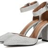 51SsTBC8jEL._AC_.jpg Women's Strap Heels Elegant D'Orsay Closed Pointed Toe Pumps Block Chunky High Heel Court Shoes