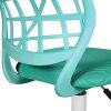 51To5RjDEWL._AC_.jpg Chaise de Bureau Chaise de Bureau pivotante réglable Siège en Tissu Chaise de Bureau Ergonomique sans accoudoir Turquoise