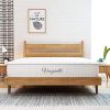 Vesgantti Matelas 24cm Épaisseur Ressort Ensachés Matelas en Mousse Mémoire de Forme Transpirant 7 Zone de Confort CertiPUR-US Tight Top (140x190cm)