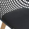 IDMarket - Lot de 4 chaises Mandy Grises pour Salle à Manger