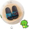 51YmpASeCSL._AC_.jpg Chaussons Enfants Chaussures pour Piscine et Plage Fille Garcon Claquettes Tongs Mules Sandales de Douche Eté Antidérapant