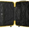 51Ysexv1YCL._AC_.jpg WITTCHEN Valise à roulettes Solide Valise à Main Valise ABS Chariot à Coque Dure 4 roulettes Serrure à Combinaison Jaune