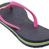 51bFb0xT6hL._AC_.jpg Havaianas Tongs Femme Slim Logo Metallic
