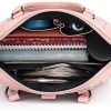 UTO Femme Sac à Dos Sac Porté épaule Sac porté Main en Multi-Façon Mode Vogue Similicuir PU Cuir Doux Rose