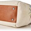 Desigual Fabric Hand Bag, Handbag Femme, Blanc, Taille Unique