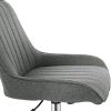 51j6Ktzv6NS._AC_.jpg WOLTU BS114dgr 1x Chaise de Bureau Ergonomique, Tabouret de Bureau Pivotant 360°, Tabouret à roulettes Réglable en Hauteur, en Lin, Gris foncé