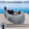 51jjPf7TwmL._AC_.jpg WINTREK Hamac Gonflable, canapé Gonflable imperméable à l'eau,Fauteuil Sofa Gonflable avec Sac de Transport et pour intérieur ou extérieur, Voyage, Camping, fête, mer, Jardin ou Plage