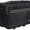 51jkGdEF6BL._AC_.jpg Exacompta - Réf. 18534E - 1 Exatrolley - Trolley Exactive pour PC jusqu'à 15,6'' - Valisette à roulettes - Poignée téléscopique rétractable dans un compartimnt zippé - dim 45 x 25,5 x 39,5 cm - Noir