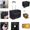 51mVRMok0KS._AC_.jpg Exacompta - Réf. 18534E - 1 Exatrolley - Trolley Exactive pour PC jusqu'à 15,6'' - Valisette à roulettes - Poignée téléscopique rétractable dans un compartimnt zippé - dim 45 x 25,5 x 39,5 cm - Noir