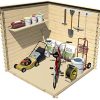 51on9Cma5vL._AC_.jpg Gardiun Abri de Jardin en Bois Sergei - 4,16 m² 204x204x200 cm