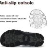 51q-G2ZNz4L._AC_.jpg HEVA Sandales Homme Randonnée Été Extérieur Cuir Chaussures de Sport
