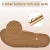 51qPY5wdH6S._AC_.jpg ONCAI Tongs Femme Tapis De Yoga Confort Plage Sandales Femme Avec Support d'Arche