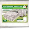 OSE Bâche pour Serre Tunnel Blanche Transparente 6 m²