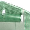 51r5zvRVXZS._AC_.jpg vidaXL Serre Abri Plantes Serre à Fleurs Serre à Plantes Légumes Jardin Résistant Durable Extérieur 24 m² Vert Acier Galvanisé 6x4x2 m