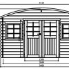 51rsrAqE6L._AC_.jpg SOLID SUPERIA Dainville II Abri de Jardin Bois, 298x388x228 cm
