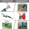 VOUNOT Désherbeur Electrique Pistolet 2000W avec Cordon et 2 Buses Brûleur électrique de mauvaises herbes Allume Charbon Désherbant Brûleur 3 en 1 Pour Jardin Barbecue Bricolage