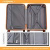 51sp7PXbTOL._AC_.jpg Kono Valise Trolley Taille Moyenne 65cm Valise de Transport Rigide en Polypropylène Légere à 4 roulettes avec Serrure TSA Intégré 66L