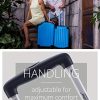 51t6Oc815zL._AC_.jpg HAUPTSTADTKOFFER - Spree - Bagages Cabine à Main, Valise Rigide, Trolley, ABS, TSA, extra léger, extensible, 4 roues, 55 cm, 42 L, Bleu Foncé
