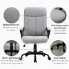 51u0a31nsPL._AC_.jpg Vinsetto fauteuil de bureau manager réglable pivotant fonction bascule verrouillable lin gris clair