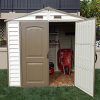 Duramax Abris de Jardin en Vinyle avec Sol (2,43 x 1.83 m)