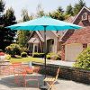 617onmC5WnL._AC_.jpg Grand patio Parasol, Ø 270cm,Manivelle Anti-Retour, Parasol inclinable, Protection UV 50+, Parasol de Marché pour Jardin, Piscine, restaurants