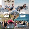 618OQmCcllL._AC_.jpg WINTREK Hamac Gonflable, canapé Gonflable imperméable à l'eau,Fauteuil Sofa Gonflable avec Sac de Transport et pour intérieur ou extérieur, Voyage, Camping, fête, mer, Jardin ou Plage