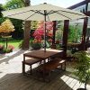 61WQPwRQvhL._AC_.jpg Froadp Ø300cm Parasol de Jardin Octogonal en Aluminium Réglable Ø38mm Poignée de Parapluie avec Solaire Protection UV40+ Polyester pour Patio Marché Piscine Plage
